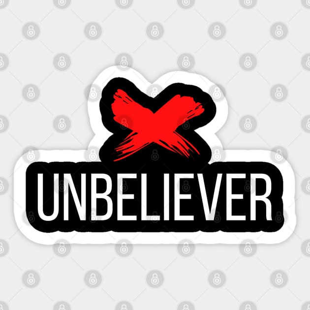 Ex Unbeliever Sticker by SOCMinistries